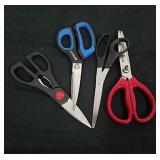 Four pairs of scissors