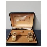 Vintage Swank Shirt Cuff Links and Tie Clip