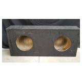 Speaker Box, 11" Speaker Holes, Wired, 47" L x