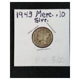 1945 Silver Mercury Dime *Please Preview*