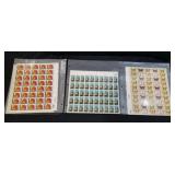 6 Sheets of Various Uncirculated 13 Cent Stamps