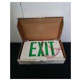 LED emergency exit lighting fixture