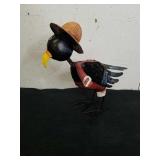 9.5 inch metal Old Crow decor