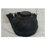 Vintage cast iron teapot