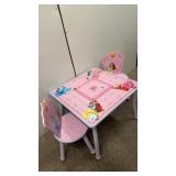 Little Girls Disney Table and Chairs