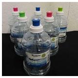 Six new H2O mini 18 Oz water bottles