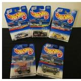 Five new collectible Hot Wheels