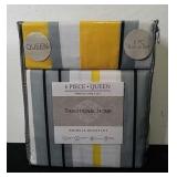 New queen size 6-piece sheet set