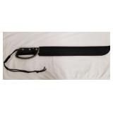 NEW Rubber Grip Machete, 24.5"