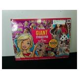 New Barbie giant sticker pad with play scenes