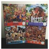 4 new 550 piece puzzles