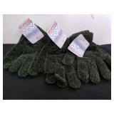 Three new pairs of high desert gear fuzzy gloves