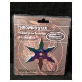 NEW Throwing Star with Nylon Sheath, Kentucky