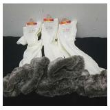 Three new pairs of size 12 zubii socks