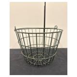 Green Wire Basket 8.5x12