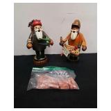 Two German men smoking incense burners