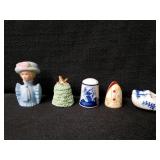 Vintage Thimbles: 1982 Avon Lady Bust, Irish