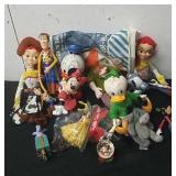 Group of Disney toys