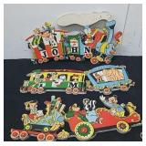 Vintage Disney train wall decor there is a little