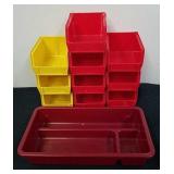 Plastic stackable organizers