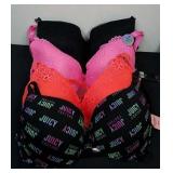 Four new 36d Juicy Couture bras