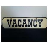 18x4.5-in double sided vacancy sign