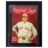 Babe Ruth Cracker Jack Baseball Card *Please