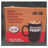 New 16 oz heat sensitive color changing coffee