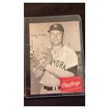 Mickey Mantle Rawlings baseball card