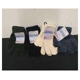 Four new pairs of high desert gear winter gloves