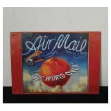 8.5 x 6 in metal airmail sign