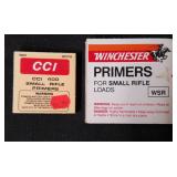 Vintage CCI 100 No. 400 Small Rifle Primers and