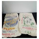 Vintage flour sacks