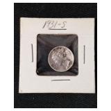 1931 S Mercury Silver Dime *Please See