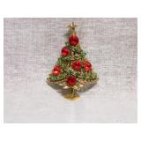 Christmas Tree Brooch-Vintage; 1.5" x 2.25"