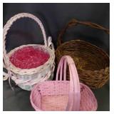 (3) Weaved Easter Baskets