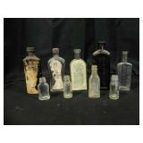 Vintage Glass Medicine Bottles