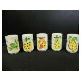 5) Vintage Ceramic Fruit Cups