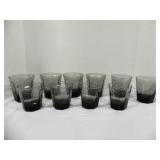 Smoky Gray Drinking Glasses