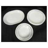 Glass Plates and Glass Serving Platter