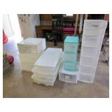 Plastic totes & storage containers