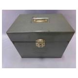 10" X 12" X 9" Locking Metal Box with Key