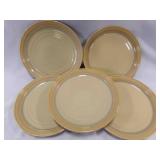 5 Noritake Stoneware Sunset Mesa Design 10"