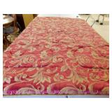 Full Queen Comforter Red & Gold Reversible 94 x