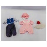 Doll Clothes 2 Dresses & 1 Boy Outfit