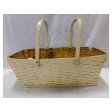 Large Baby Bassinette wood Basket 29 x 16 x 10