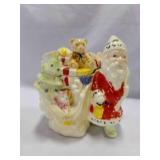 Santa with Bag of Toys Cookie Jar, Few Chips