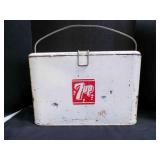 Vintage 7 Up Metal Cooler