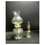 2) Vintage Oil Lamps