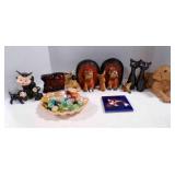 Animal Dï¿½cor, bookends, figurines, Salt & Pepper